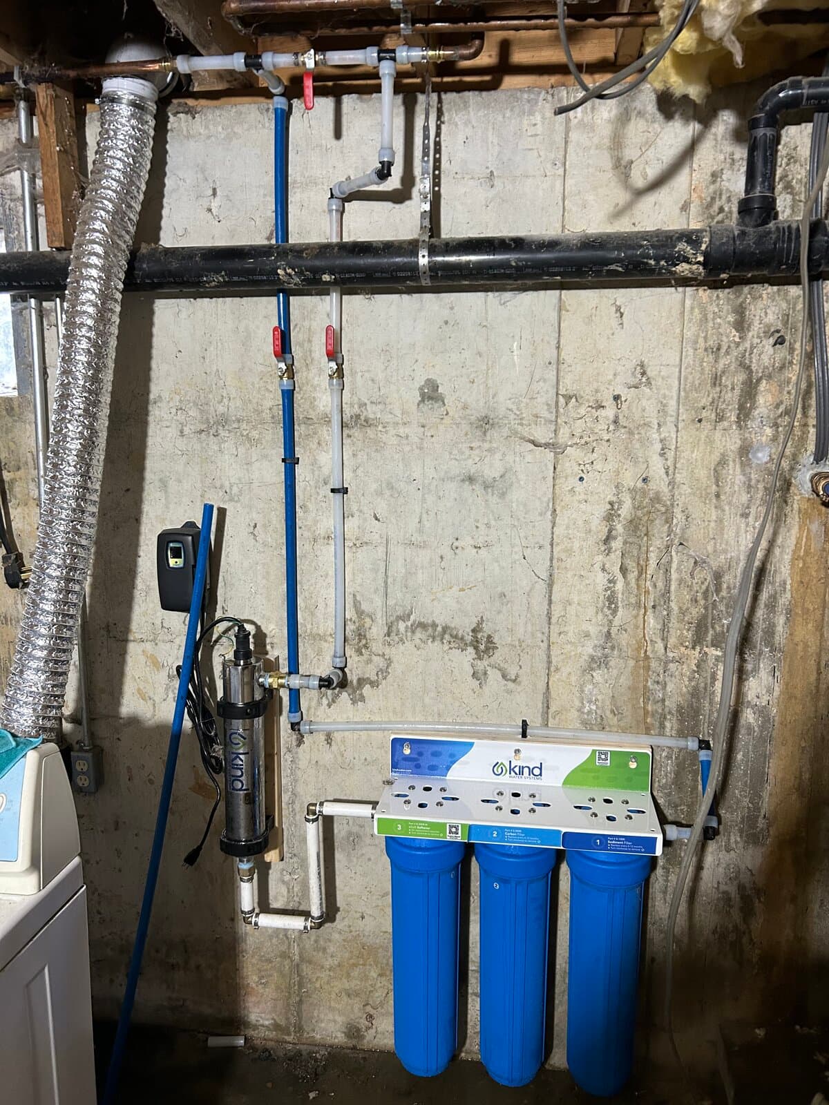 Whole-home water softener and reverse osmosis system